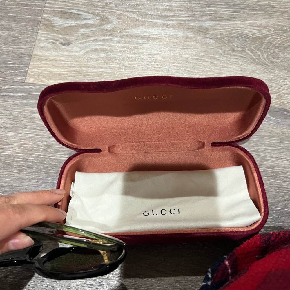 Gucci GG0034SN Glitter Black Women's Sunglasses - Picture 7 of 16